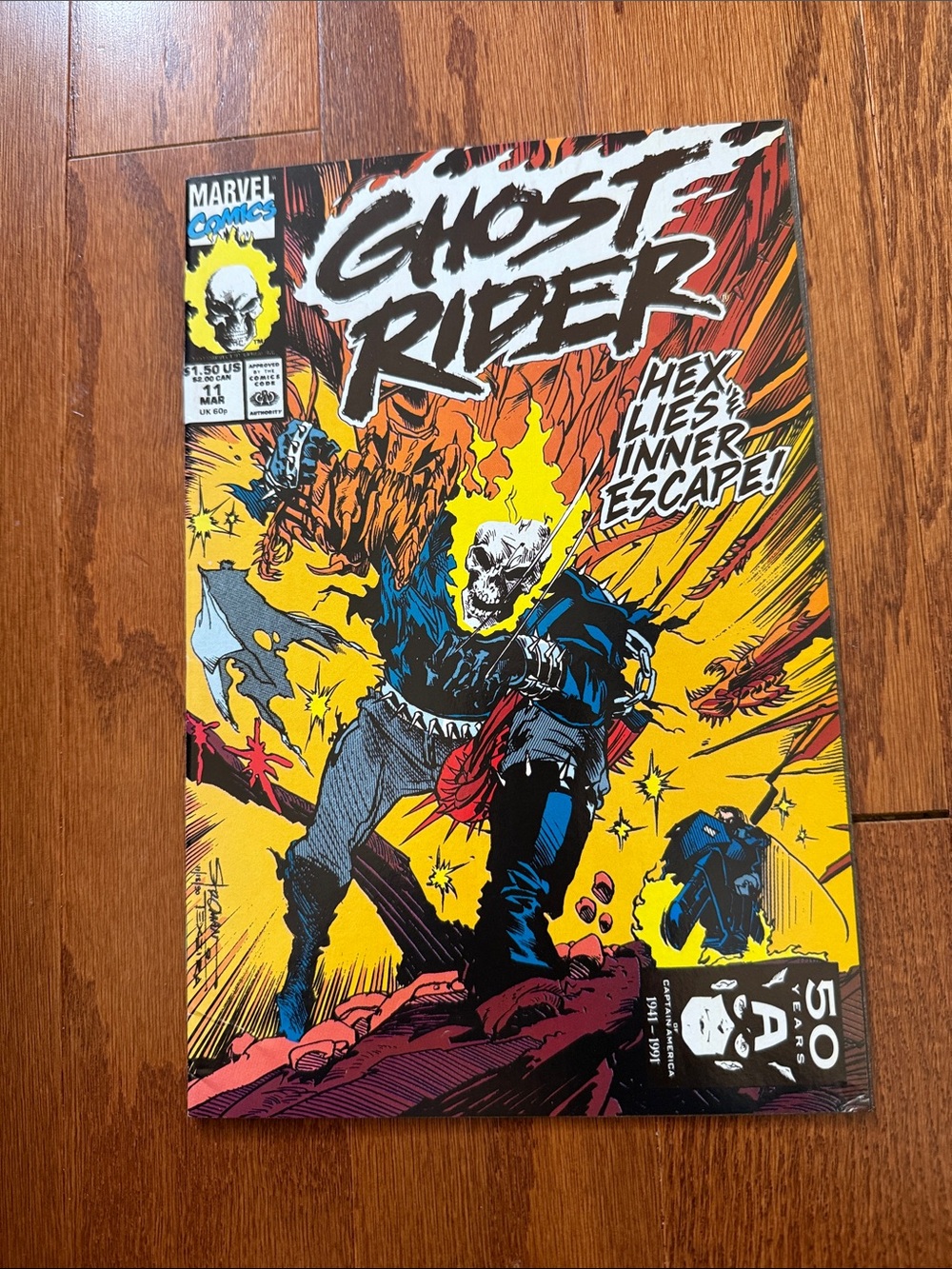 Ghost Rider #11 Marvel Comics 1991 Nightmare Mark Texeira